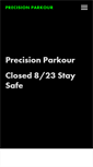 Mobile Screenshot of precisionparkour.com